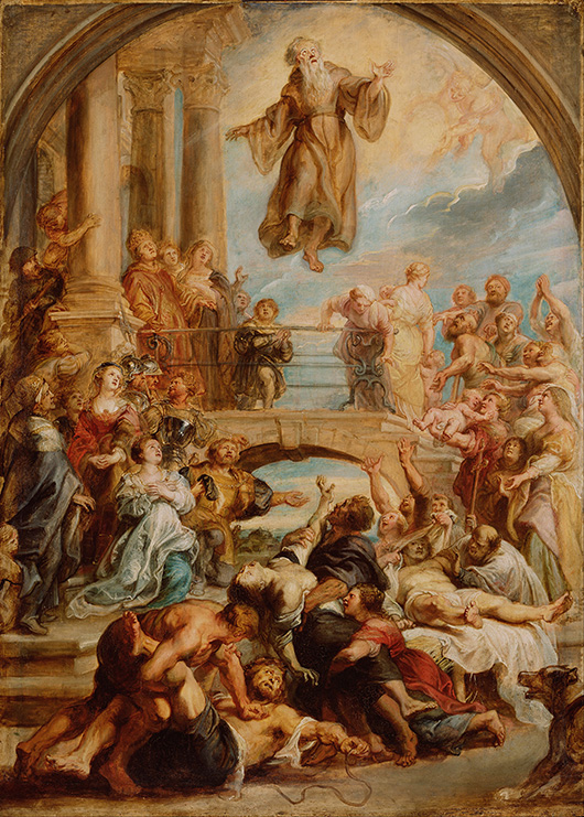 The Miracles of Saint Francis of Paola by Peter Paul Rubens