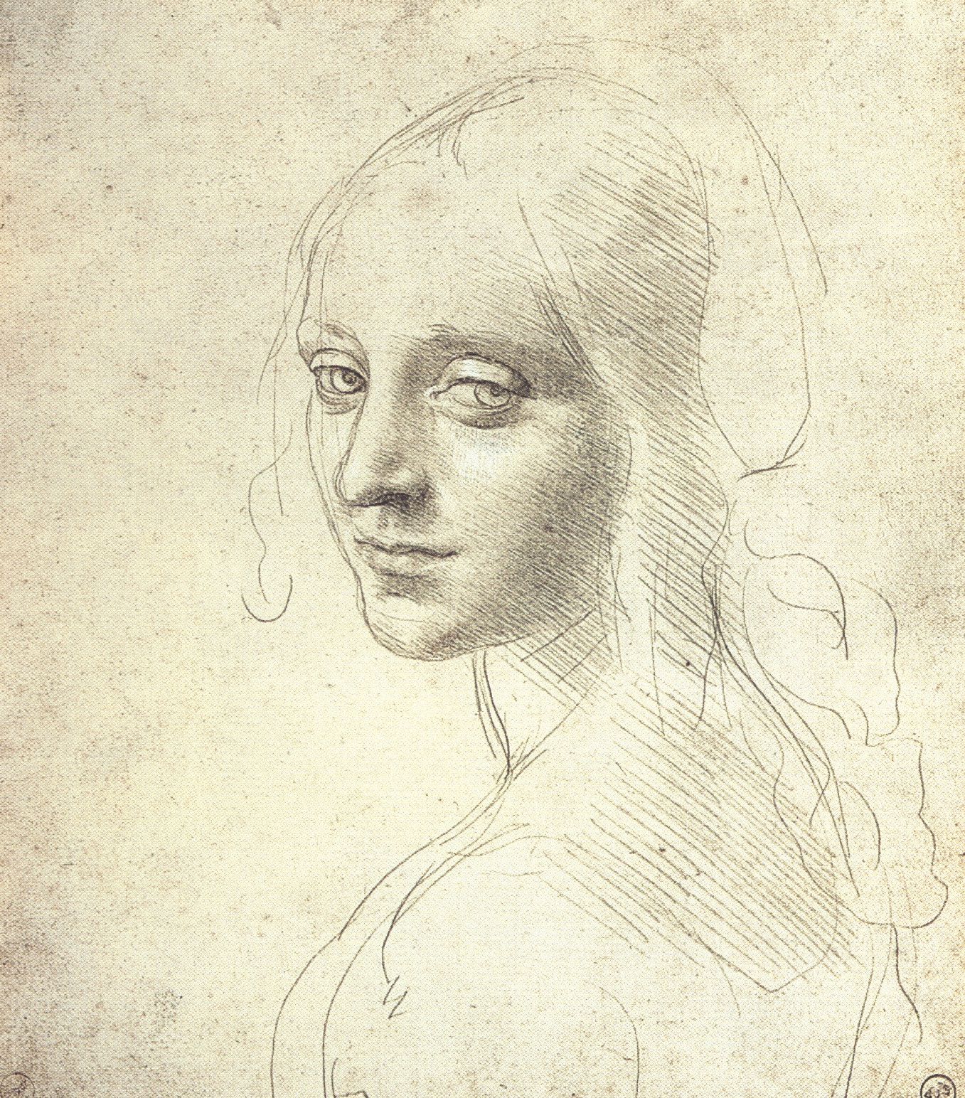 Leonardo - portrait in silverpoint