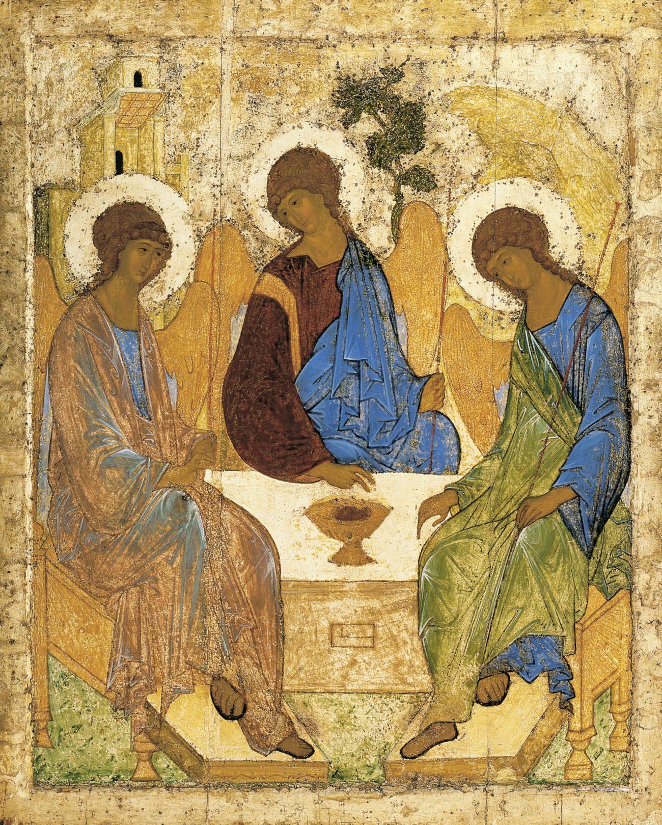 Review of Medieval Italian and Russian Tempera Painting Technique