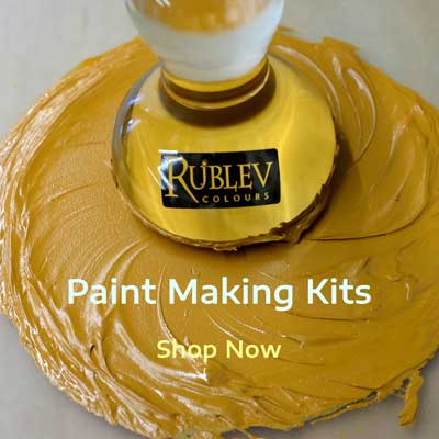 Shop Natural Pigments - Cadmium Medium Light, Rublev Colours Cadmium Yellow  Medium Oil Paint