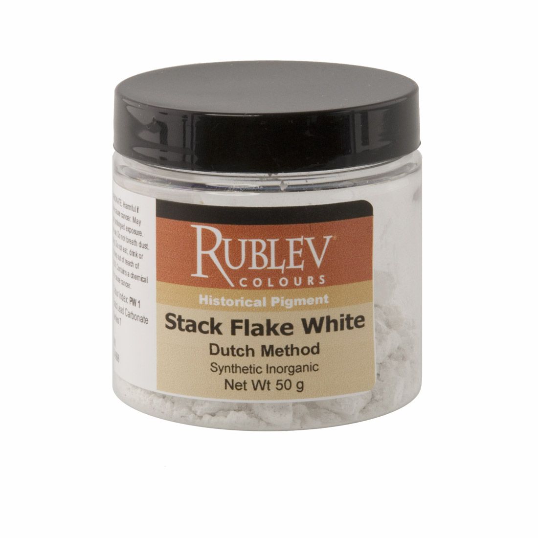 Rublev Colours Pigment: Stack Process White Lead (Dutch Method)